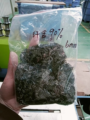 90% SS316L mit leicht wasserlöslichem Material Beschichtung PVA 6mm Länge Kurzfaser